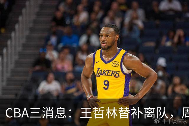 CBA三消息：王哲林替补离队，周鹏左右为难，广东给徐杰找接班人